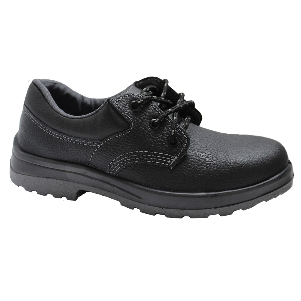 Zapato de cuero negro,pta.acero,Talle:35 "SLENDER"