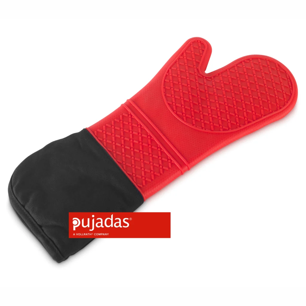 Manopla de silicona c/funda algodón 42,5cm"PUJADAS"P947.700