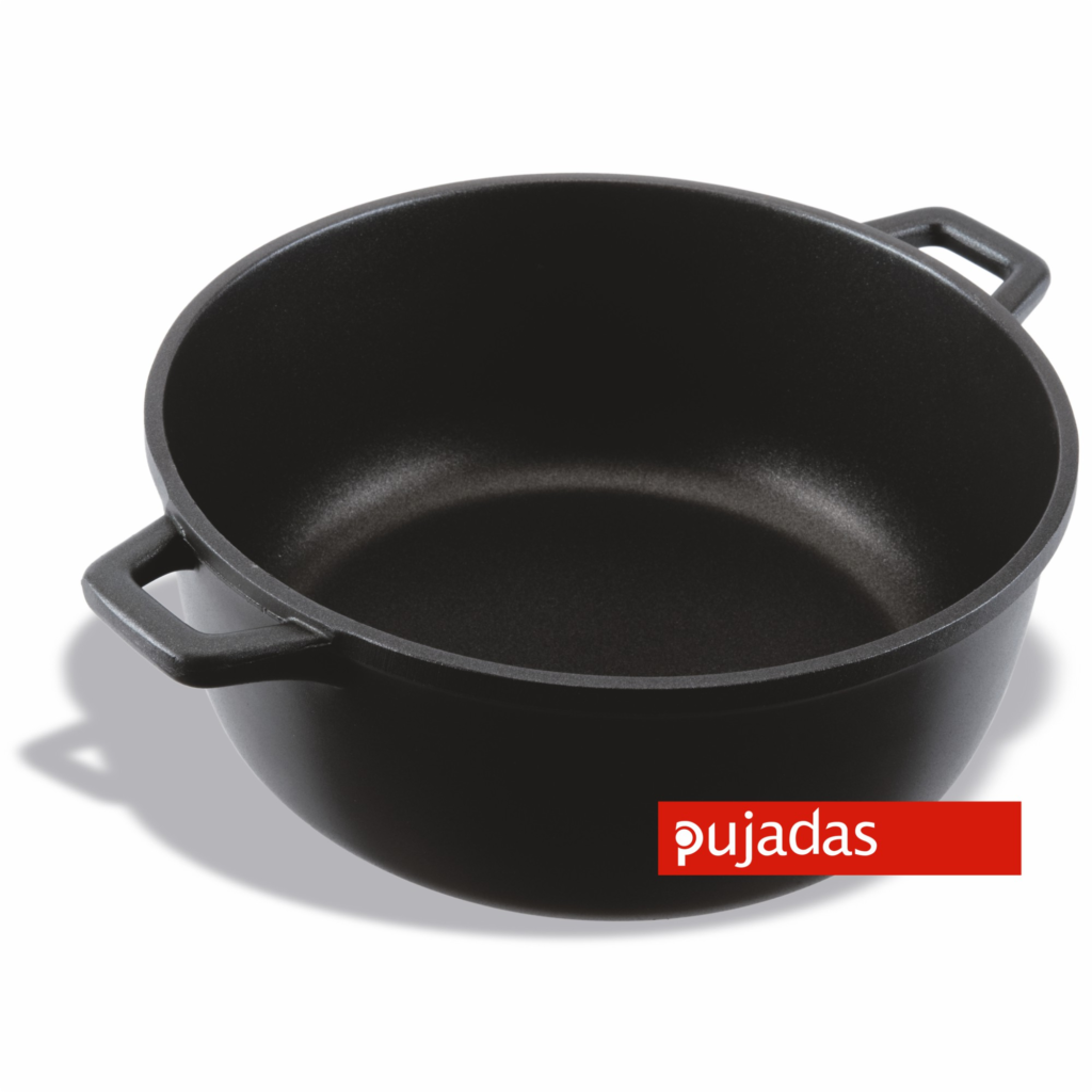 Cazuela alta alum.anti.28cm"BLACK SERIE""PUJADAS"151.028