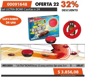 Oferta mensual N°19 Marzo 2025(GEL ULTRA BOM x24un) - Image 1