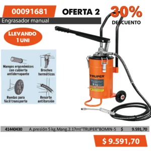 Oferta mensual N°2 Mayo 2025 (Engrasador manual TRUPER)