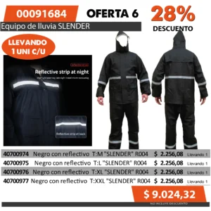 Oferta mensual N°6 Mayo 2025 (Equipo lluvia SLENDER)