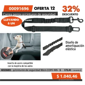 Oferta mensual N°12 Mayo 2025 (Correa cinturon seg.perro )