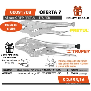 Oferta mensual N°7 Junio 2025 (Alicate GRIPP TRUPER+PRETUL)