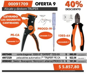 Oferta mensual N°9 Junio 2025 (Alicate y dest TRUPER)