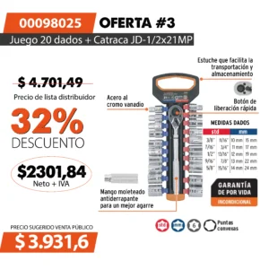 Oferta digital N°3 Junio 2025 (Jgo 20dado+catrac.TRUPER)