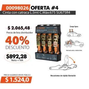 Oferta digital N°4 Junio 2025 (Cinta catraca TRUPER)