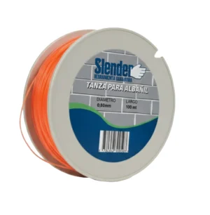 Tanza.p/albañ.nar.fluo0.80mm carr.100mt(vta.mul.6u)"SLENDER"
