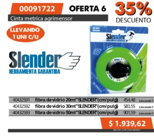Oferta mensual N°6 Julio 2025(Cinta metri.agrime.SLENDER)