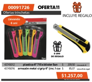 Oferta mensual N°11 Julio 2025 (Trincheta SLENDER)