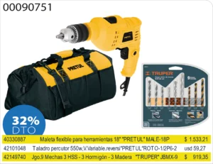 Kits punta de stock (Taladro perc. PRETUL)