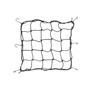 Red elástica p/moto 0,4×0,4mt.Hule y polipro."TRUPER"RED-M04