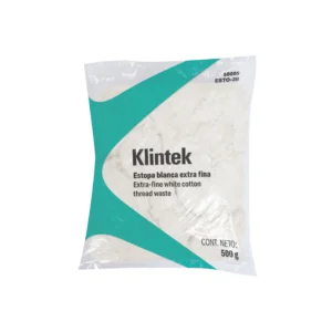 Estopa de limpieza(Blanca)(Bolsa 1/2kg)"KLINTEK"ESTO-2B xbol