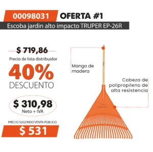 Oferta digital N°1 Agosto 2025 (Escoba jardín TRUPER)