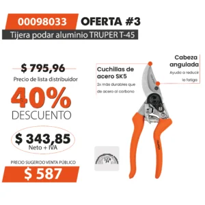 Oferta digital N°3  Agosto 2025 (Tijera podar TRUPER)
