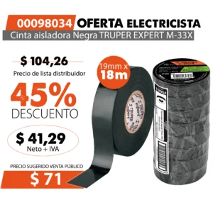 Oferta digital N°4  Agosto 2025 (Cinta aisladora TRUPER)