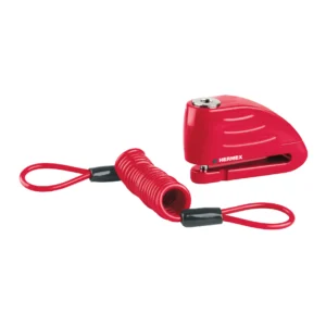 Candado p/disco motocicleta c/alarma, perno7mm"HERMEX"CB-70A