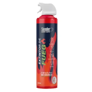 Extintor de fuego 600ml Dist:3-4mt (hogar/auto) "SLENDER"