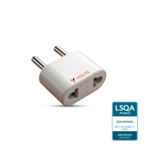 Adaptador Fich.Ameri.2Patas s/cable tierra(vtx25u)"VOLTA"c/u