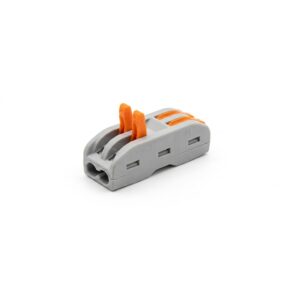 Conector rapido p/2cables 0,2-4mm2(vta x 50un) "VOLTA" c/u