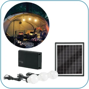OFERTA TEMPORADA (Panel solar c/lámparas VOLTECK)