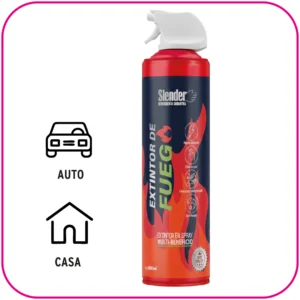 OFERTA TEMPORADA (extintor fuego 600ml SLENDER)